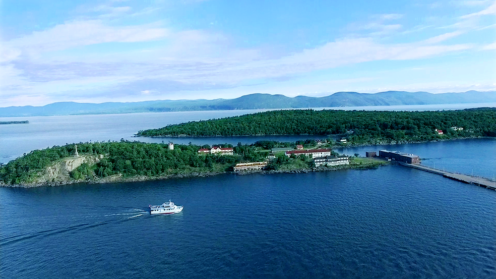 Skyview of Grosse Île