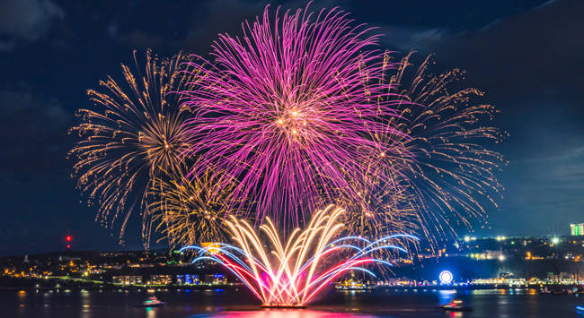 Feux d'artifice en Ontario