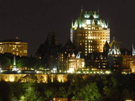 Château Frontenac by night