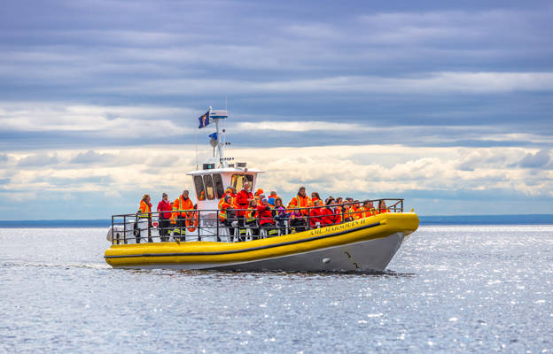 Passagers à bord du AML Marsouin