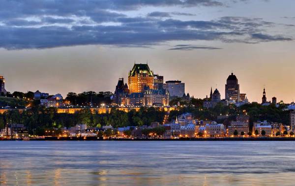 Evening in Quebec city