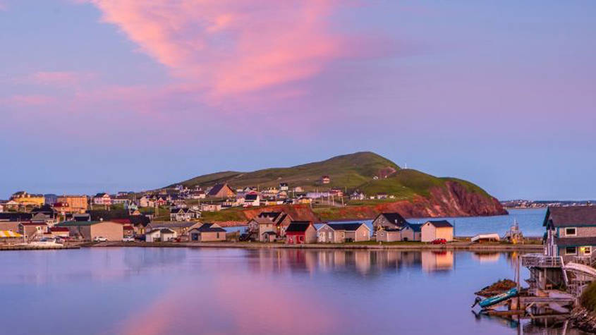 Îles-de-la-Madeleine at sunset