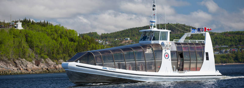 AML Suroît during a cruise