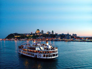 AML Louis-Jolliet during sunset