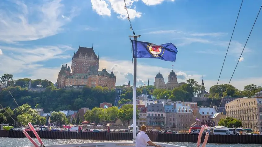 View of the Château Frontenac from Louis-Jolliet
