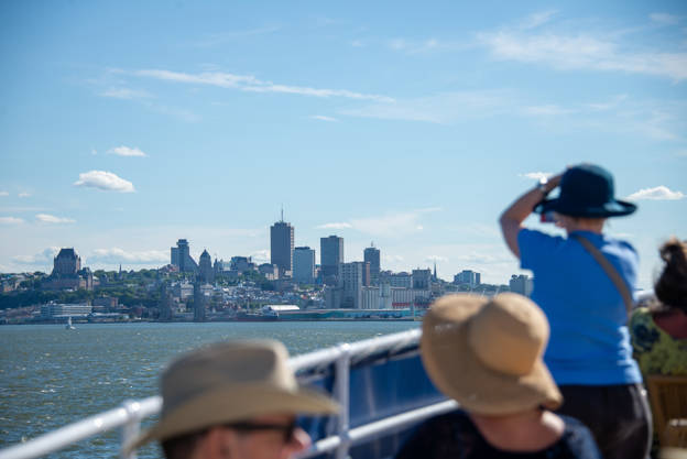 View from Louis Jolliet on Quebec City