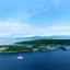 Vue aérienne de Grosse-île
