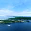 Vue aérienne de Grosse-île