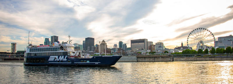 Cavalier-Maxim in front of Old Montreal