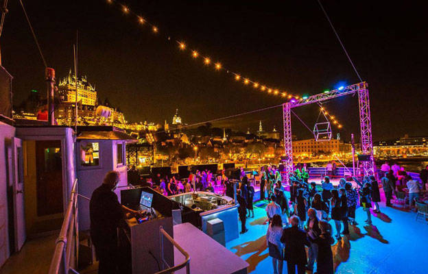 DJ on the boat
