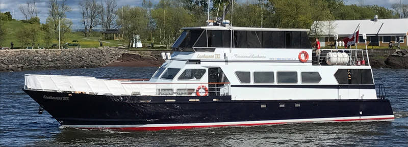 Lachance III in front of Berthier-sur-Mer Marina