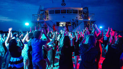 DJ on the boat