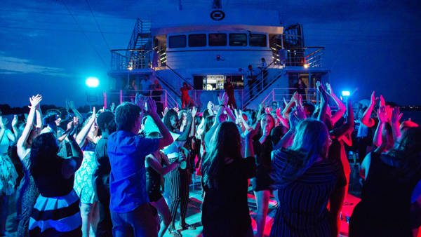 DJ on the boat
