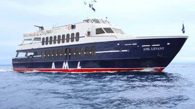  Close-up view of the AML Levant