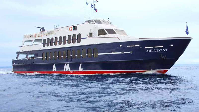  Close-up view of the AML Levant