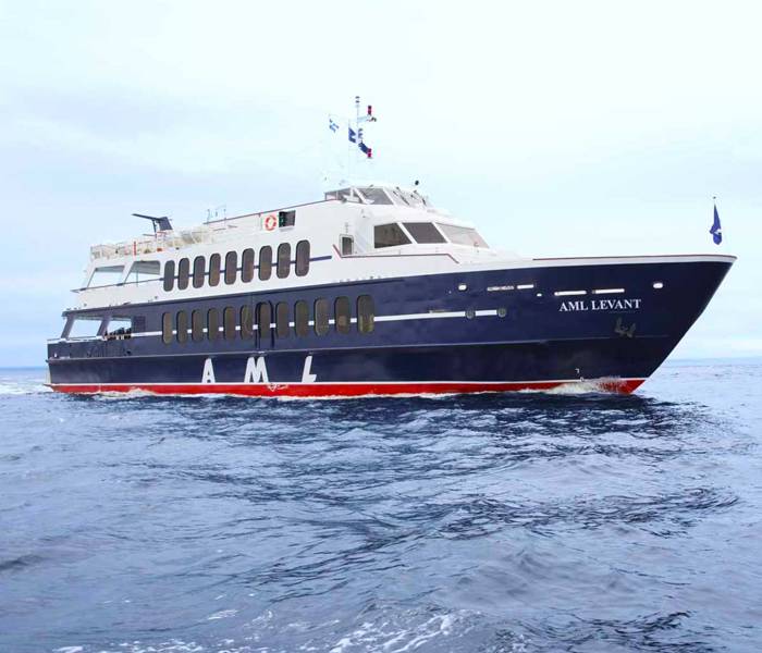  Close-up view of the AML Levant