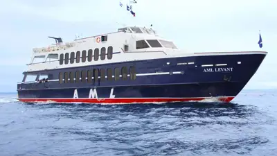 Close-up view of the AML Levant