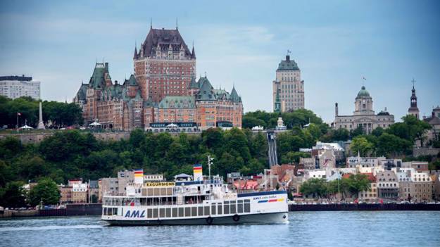 Château Frontenac and the AML Louis-Jolliet